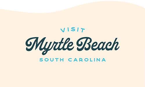 Visit Myrtle Beach Logo Light Sand